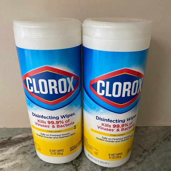 Clorox wipes on leather